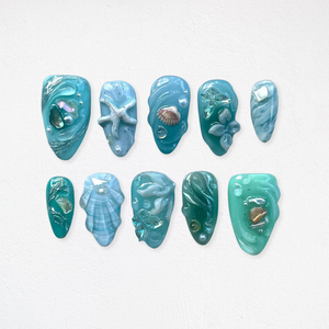 Summer Bliss Vibrant Press-On Nails - Aninail