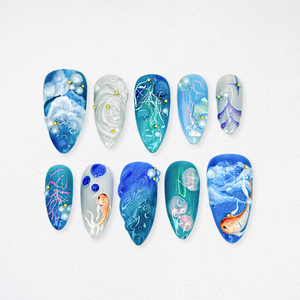 Summer Bliss Vibrant Press-On Nails - Aninail