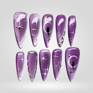 Enchanted Luster Shimmer Press-On Nails - Aninail