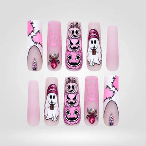 Flirty Sweethearts Collection - Halloween Press-On Nails - Aninail