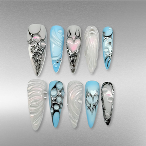 Chrome Crush Press-On Nails - Aninail