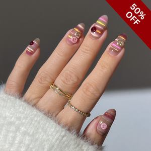 Holiday Whisper Christmas Press-On Nails - Aninail