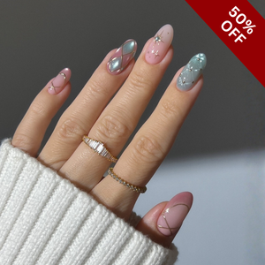Holiday Whisper Christmas Press-On Nails - Aninail
