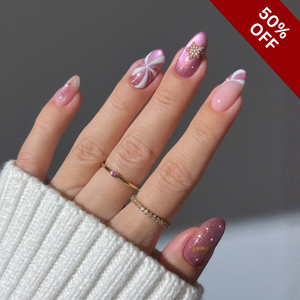 Holiday Whisper Christmas Press-On Nails - Aninail