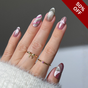 Holiday Whisper Christmas Press-On Nails - Aninail