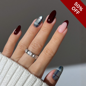 Holiday Whisper Christmas Press-On Nails - Aninail