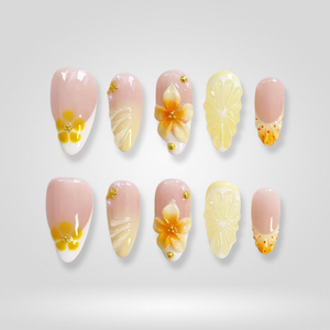 Forest Bloom Press-On Nails - Aninail