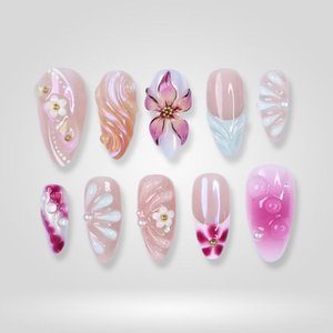 Garden Bloom 3D Press-On Nails - Aninail