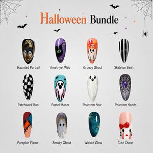 Spooky 2D Halloween Bundle Press-On Nails - Aninail