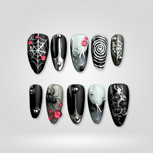 Eternal Darkness Press-On Nails - Aninail