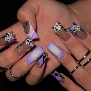Funky Fusion Press-On Nails - Aninail