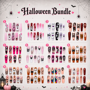 Flirty Sweetheart Halloween Bundle Press-On Nails - Aninail