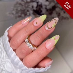 Soft Spring Floral Press-On Nails - Aninail