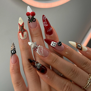 Petal Rush Floral Press-On Nails - Aninail