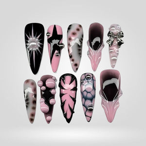 Enchanted Luster Shimmer Press-On Nails - Aninail