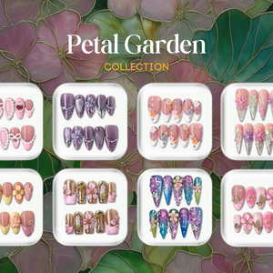 Petal Garden Floral Press-On Nails - Aninail