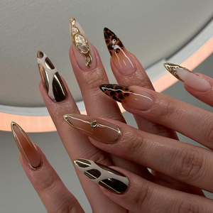 Petal Rush Floral Press-On Nails - Aninail