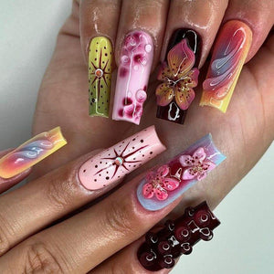 Funky Fusion Press-On Nails - Aninail