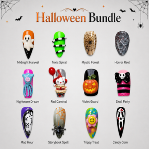 Spooky 3D Halloween Bundle Press-On Nails - Aninail