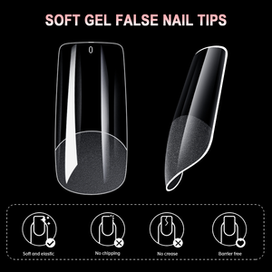 600-Piece Full Cover Nail Tips - Aninail