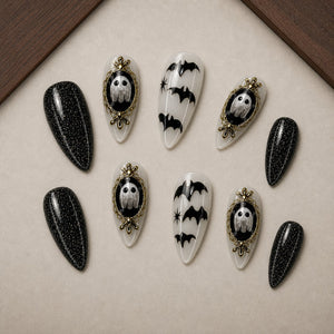 Haunted Cameo Victorian Gothic Press-On Nails - Aninail