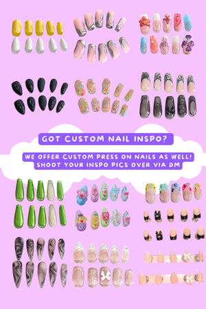Pink Strawberry Lemonade Gel Press On Nails | Summer Press Ons | XShort to XLong Gel Nails | Fruit Nails | 3D Nail Art 2026 image 13