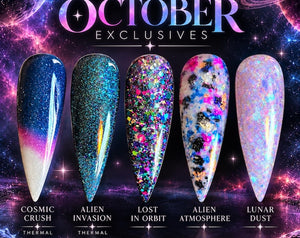 October Exclusive : Space Edition - Acrylic Nail Dip Powders