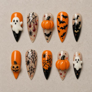 Spooky Halloween 3D Collection – Halloween Press-On Nails - Aninail