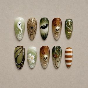 Spooky Halloween 3D Collection – Halloween Press-On Nails - Aninail