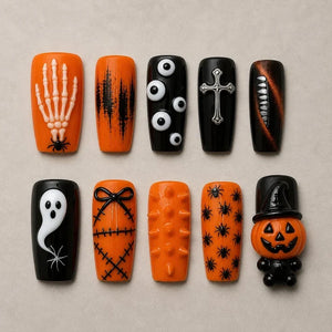 Midnight Oddities 3D Collection– Halloween Press-On Nails - Aninail