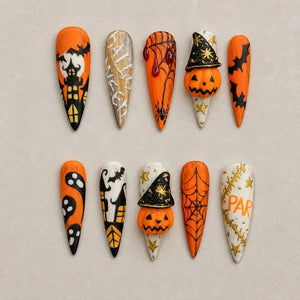 Midnight Oddities 3D Collection– Halloween Press-On Nails - Aninail