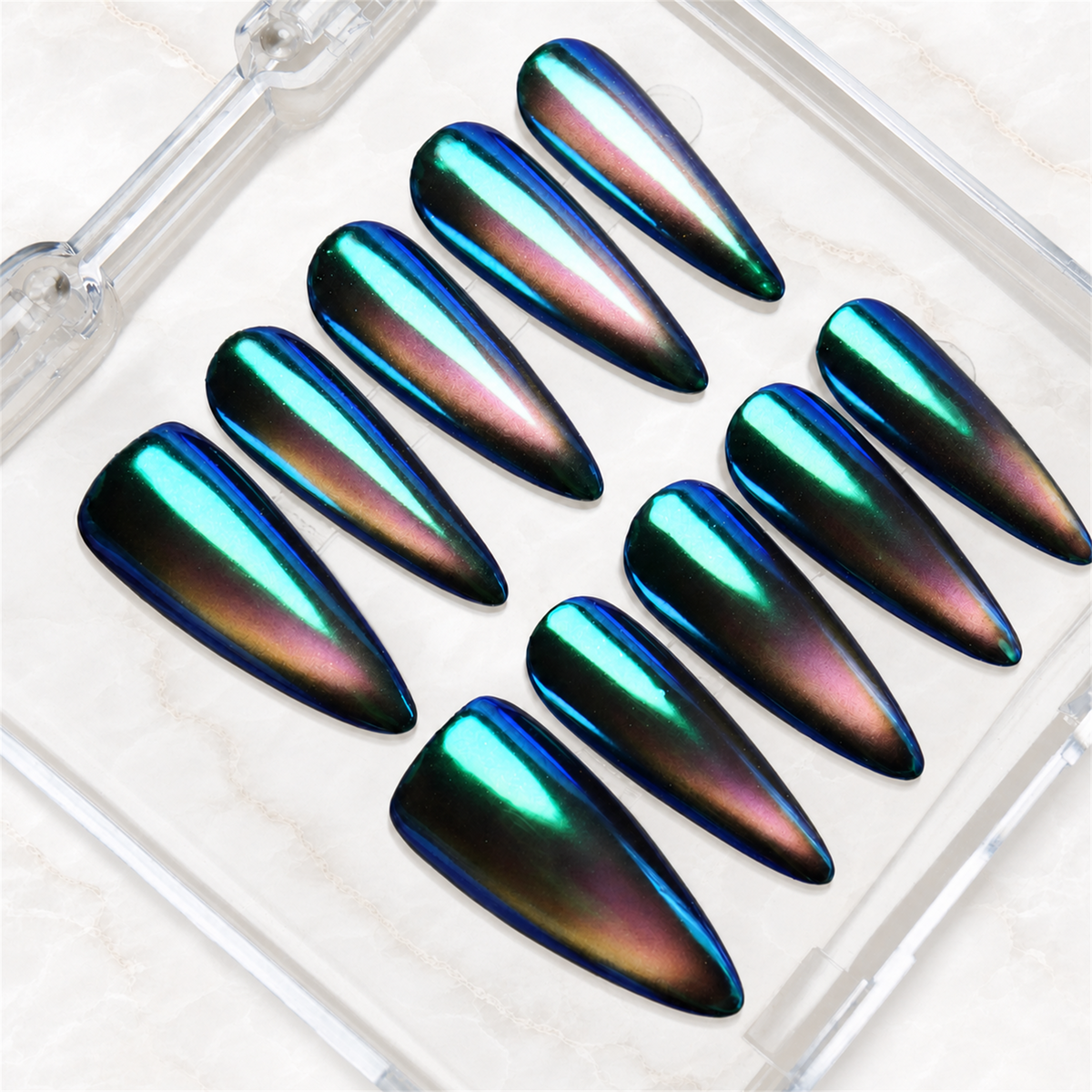 Prism Nova Cat Eye Press-On Nails - Aninail