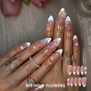 Petal Garden Floral Press-On Nails - Aninail