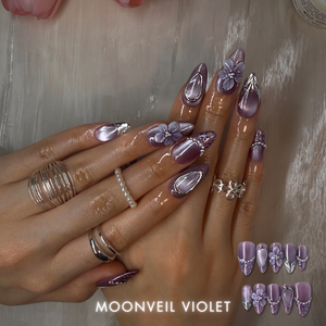 Petal Garden Floral Press-On Nails - Aninail