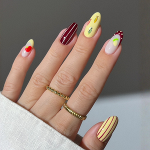 Blooming Petals Press-On Nails - Aninail