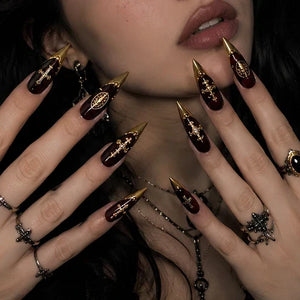 Gothic Relics Collectionâ€“ Halloween Press-On Nails - Aninail