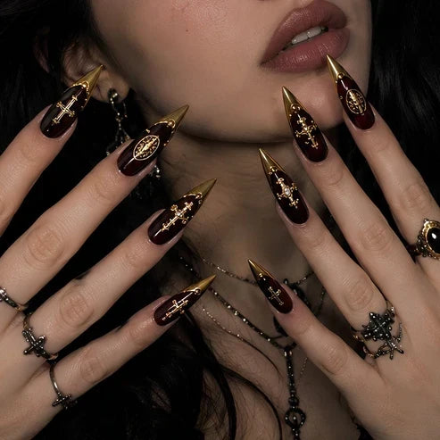 Gothic Relics Collectionâ€“ Halloween Press-On Nails - Aninail