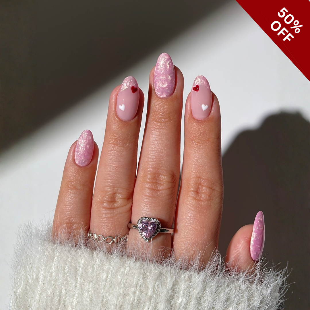 Tender Florals Spring Press-On Nails - Aninail