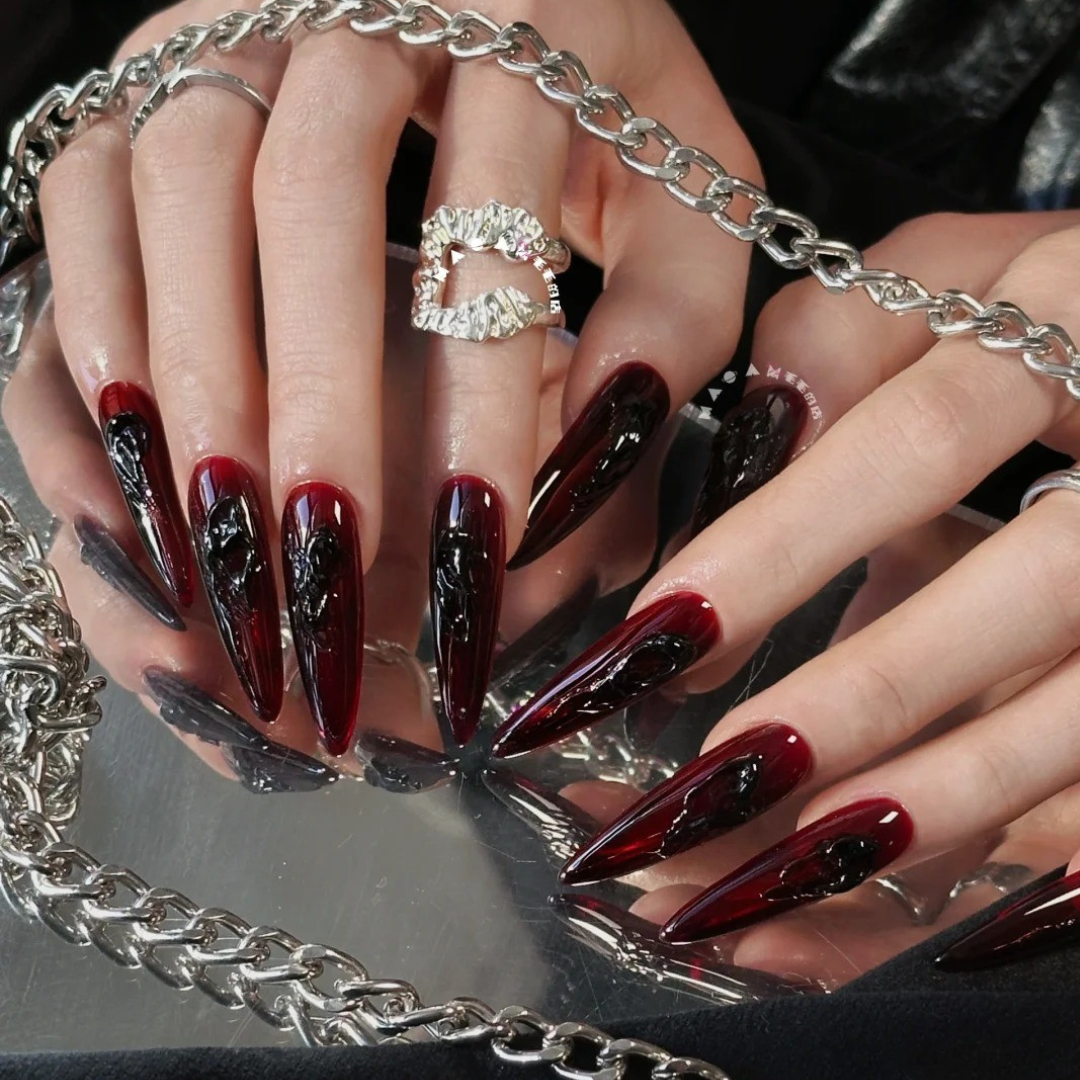 Mystic Angel Gothic Press-On Nails - Aninail