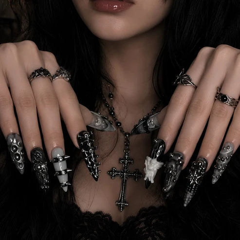 Gothic Relics Collectionâ€“ Halloween Press-On Nails - Aninail