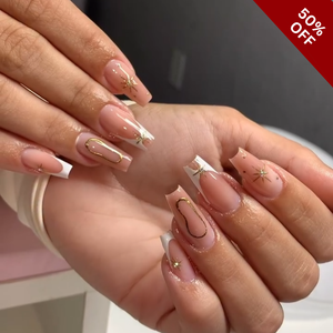 Petal Blossom Floral Press-On Nails - Aninail