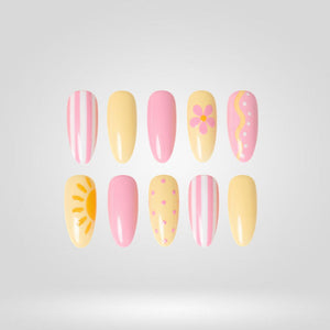 Butter Bloom Press-On Nails - Aninail
