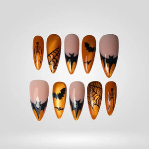 Pink After Dark Collectionâ€“ Halloween Press-On Nails - Aninail
