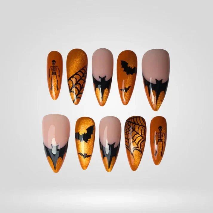 Pink After Dark Collectionâ€“ Halloween Press-On Nails - Aninail