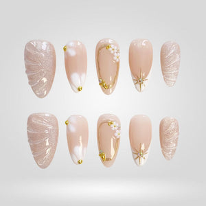 Floral Breeze Summer Press-On Nails - Aninail