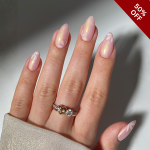 Soft Bloom Floral Press-On Nails - Aninail