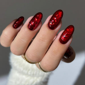 Midnight Shine Cat Eye Press-On Nails - Aninail