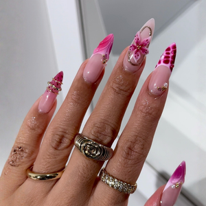 Blooming Tips Press-On Nails - Aninail