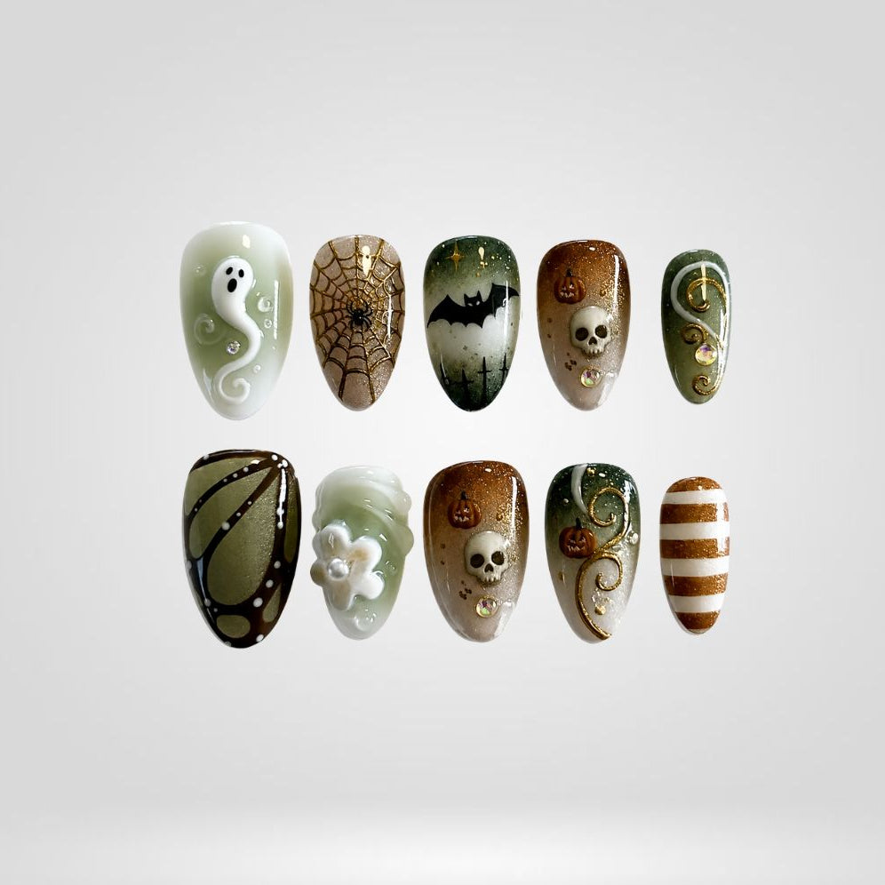 Mystic Forest Gothic Press-On Nails - Aninail