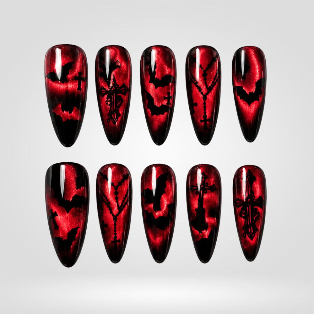 Electric Curse Press-On Nails - Aninail